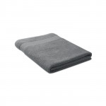 Asciugamani con logo personalizzato colore grigio