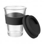 bicchieri take away personalizzati di vetro color nero seconda vista