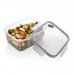Lunch box sostenibile prodotto in Europa color transparente seconda vista