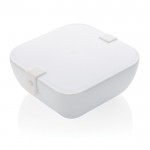 Lunch box personalizzati di forma quadrata color bianco