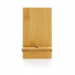 Appoggia smartphone in legno di bambù color legno quarta vista
