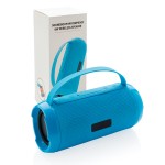 Mini gadget speaker personalizzati colore azzurro con scatola