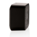 Speaker con logo aziendale compatto colore nero vista laterale