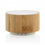 Speaker wireless in bambù da 3 W color bianco seconda vista
