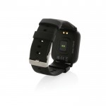 Smartwatch touchscreen personalizzato color nero seconda vista