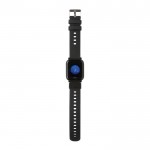 Smartwatch touchscreen personalizzato color nero terza vista
