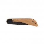 Lussuoso coltello in legno certificati FSC color legno quarta vista