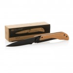 Lussuoso coltello in legno certificati FSC color legno con scatola