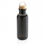 Bottiglie acqua personalizzate con tappo in bambù color nero quarta vista