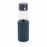Bottiglia con monitoraggio dell'idratazione color blu mare