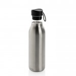 Borraccia termica senza BPA con laccetto color argento sesta vista