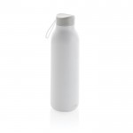 Borraccia termica senza BPA con laccetto color bianco