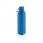 Borraccia termica senza BPA con laccetto color blu