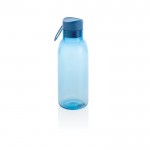 Bottiglie in RPET con laccetto per trasporto color blu