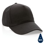 Cappello promozionale in cotone riciclato colore nero
