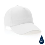 Cappello promozionale in cotone riciclato colore bianco