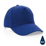 Cappello promozionale in cotone riciclato colore blu