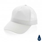 Cappelli con visiera personalizzati color bianco ottava vista