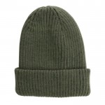 Cappello invernale a maglia doppia color verde seconda vista