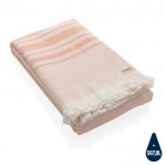 Grandi asciugamani con logo color corallo