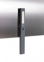Luce da lavoro tascabile con magnete in abs riciclato con COB e LED color grigio settima vista