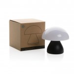 Lampada da tavolo portatile con funzione touch e luce calda e bianca color nero con scatola
