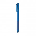 Penna in ABS riciclato con blocco sicuro ed inchiostro blu Dokumental® color blu