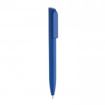 Mini penna ecologica con meccanismo twist e inchiostro blu Dokumental® color blu reale