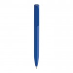 Mini penna ecologica con meccanismo twist e inchiostro blu Dokumental® color blu reale seconda vista