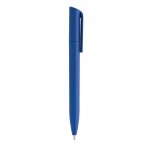 Mini penna ecologica con meccanismo twist e inchiostro blu Dokumental® color blu reale terza vista