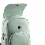 Zaino antitaccheggio con protezione RFID e tasca per pc da 16” in rPET color verde vista 12