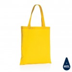 Shopper in cotone riciclato da 145gr color giallo