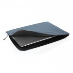 Custodia per laptop con zip da personalizzare color blu mare terza vista