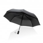 Piccolo e resistente ombrello con logo color nero settima vista
