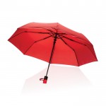Piccolo e resistente ombrello con logo color rosso settima vista