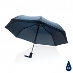 Piccolo e resistente ombrello con logo color blu mare
