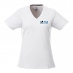 T-shirt cool-fit con logo da donna vista area di stampa