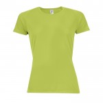 T shirt sportive personalizzate traspirabili colore verde chiaro 