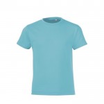 T shirt con stampa personalizzata colore azzurro