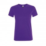 T shirt donna con logo da 150 g/m² colore viola