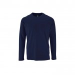 Maglietta a maniche lunghe uomo in cotone 190g/m² SOL'S Imperial color blu mare