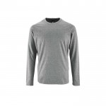 Maglietta a maniche lunghe uomo in cotone 190g/m² SOL'S Imperial color grigio chiaro