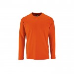 Maglietta a maniche lunghe uomo in cotone 190g/m² SOL'S Imperial color arancione