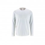 Maglietta a maniche lunghe uomo in cotone 190g/m² SOL'S Imperial color bianco nona vista