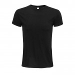 T shirt promozionali in cotone organico colore nero