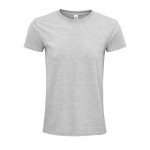 T shirt promozionali in cotone organico colore grigio jeansato