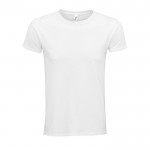 T shirt promozionali in cotone organico colore bianco