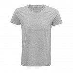 T shirt pubblicitarie in cotone organico colore grigio jeansato
