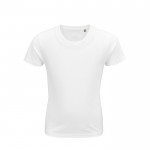 Ecologiche t shirt con stampa personalizzata colore bianco