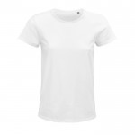 Stampa t shirt aziendali ecologiche colore bianco